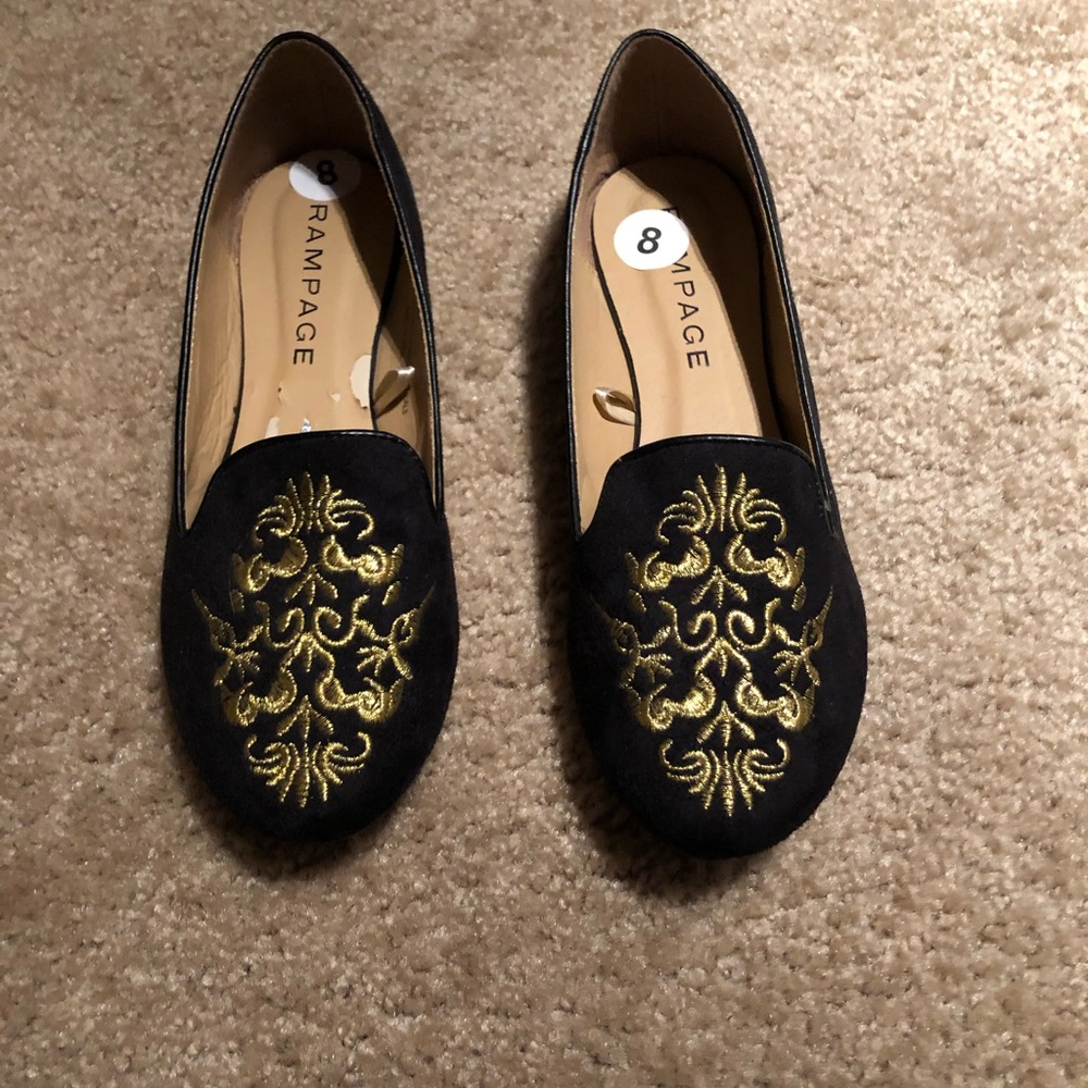 Rampage Black Elegant Design Flats